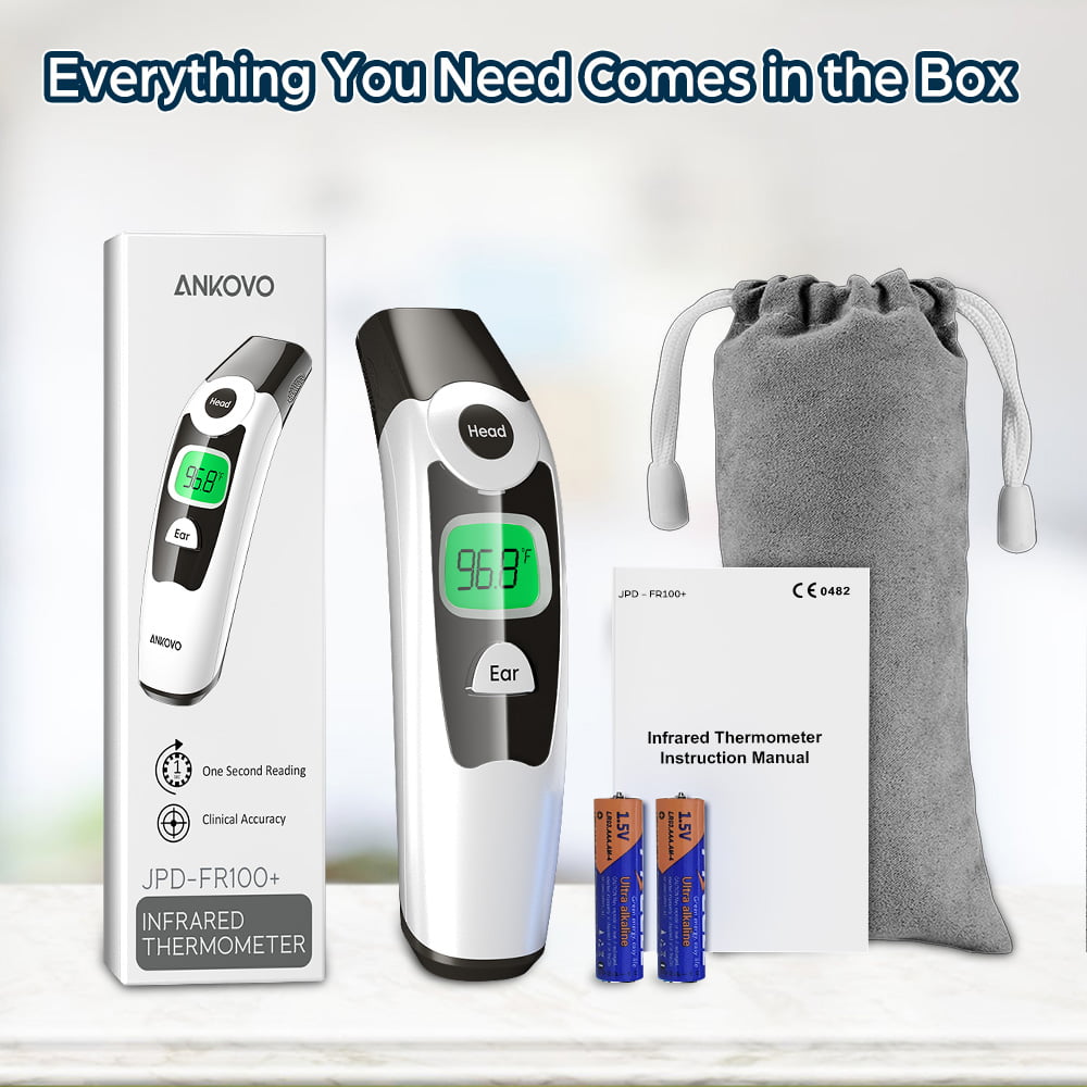 Metene Forehead and Ear Thermometer, Infrared Thermometer mitimioral