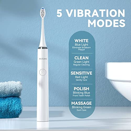 Mitimi S2 Electric Toothbrush, Sonic Toothbrush for Adults mitimioral